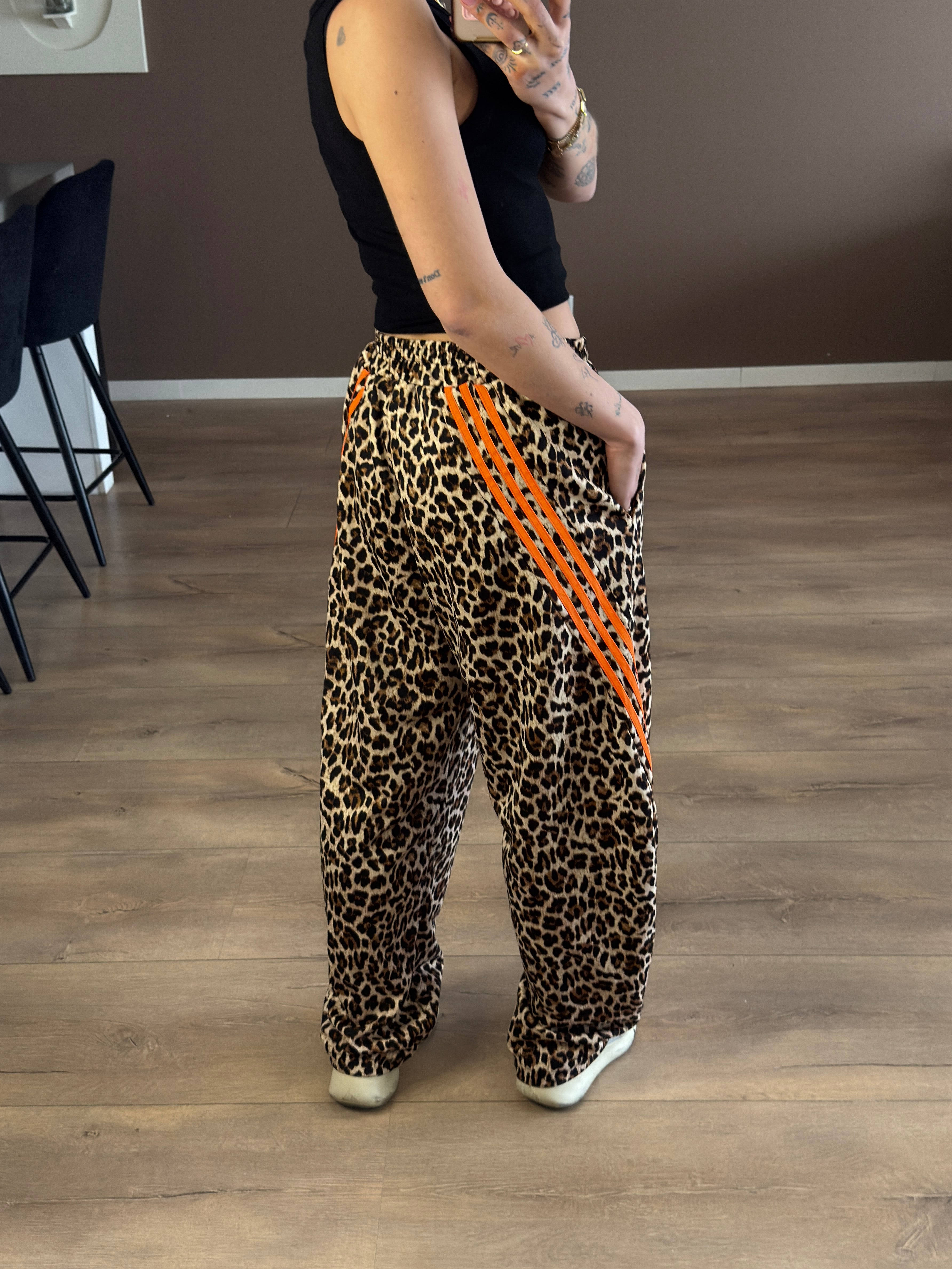 Ocean sweat pants oranje drop