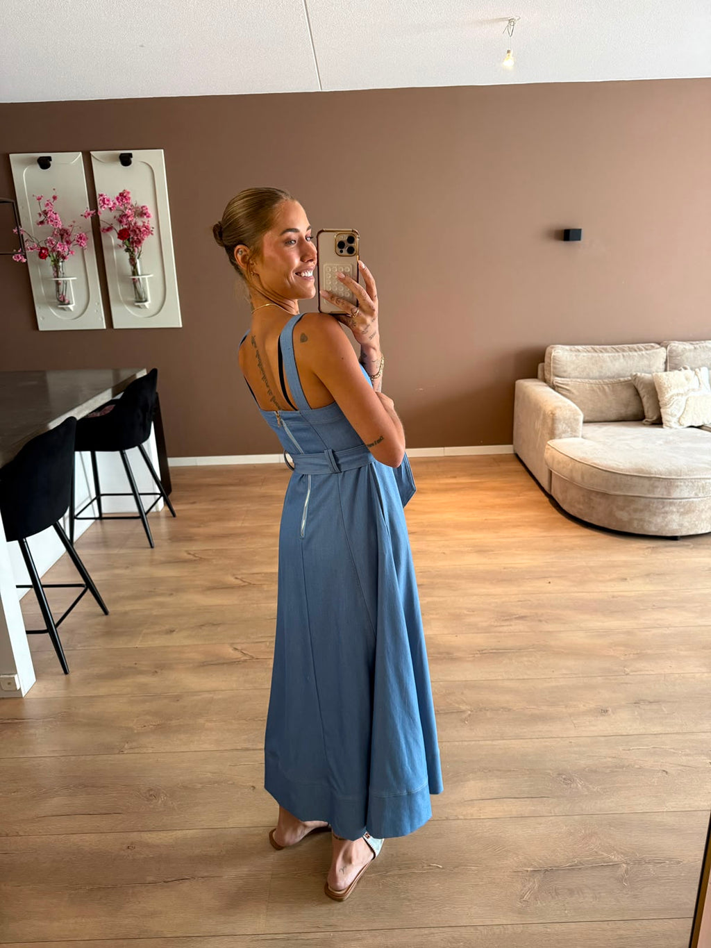 Denim chique dress