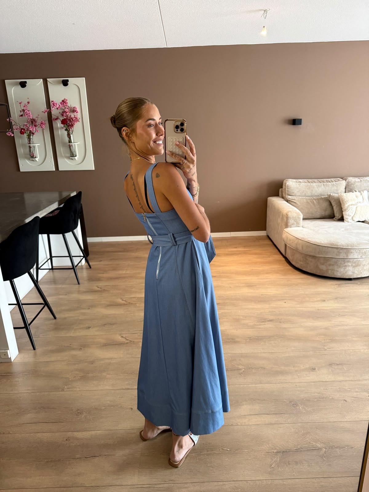 Denim chique dress