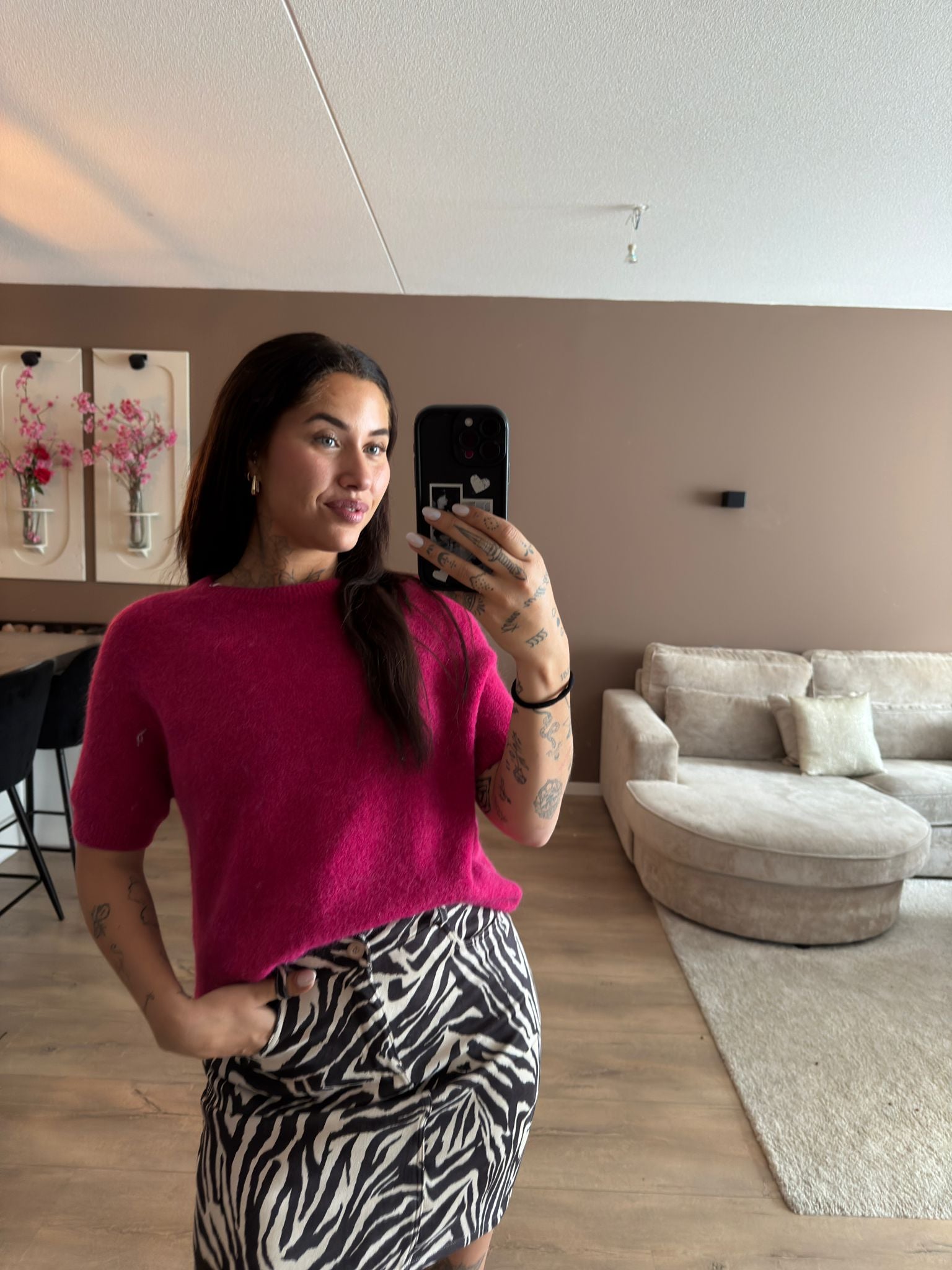 Kailey top - fuchsia
