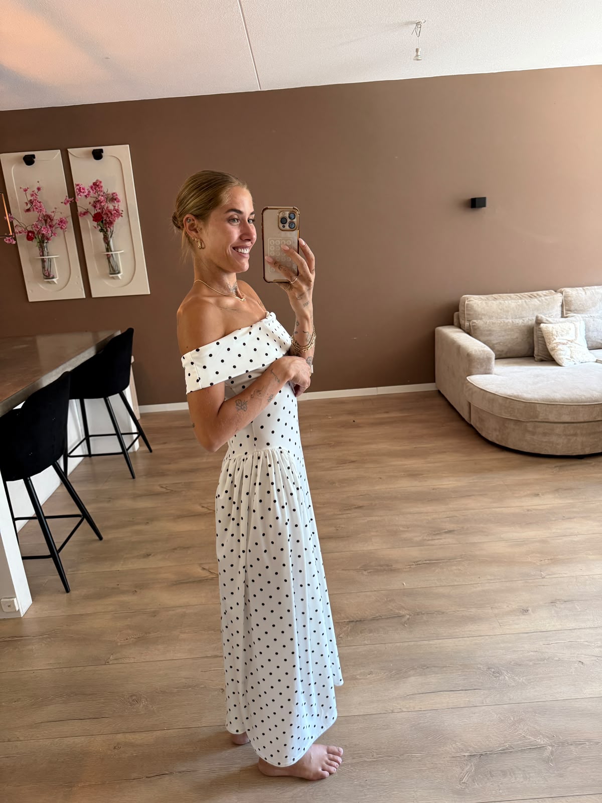 Marylin polka dress
