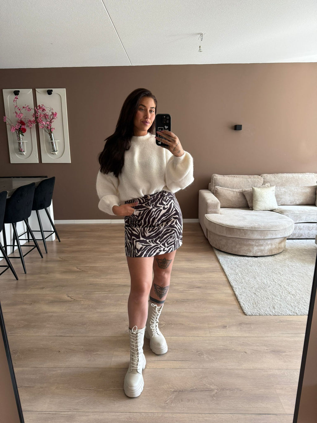 Louisa wollen sweater - crème