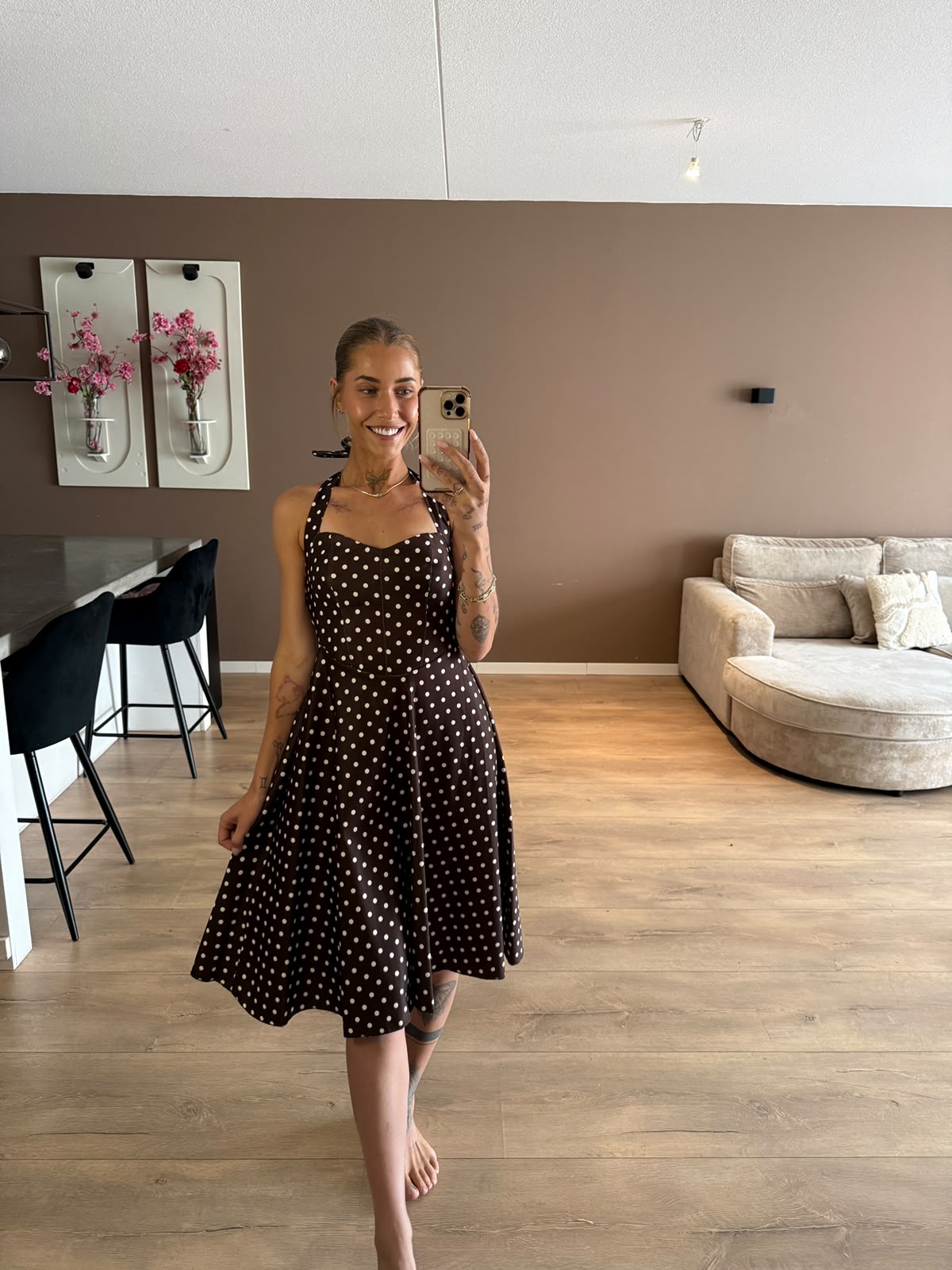 Dotty picknick dress