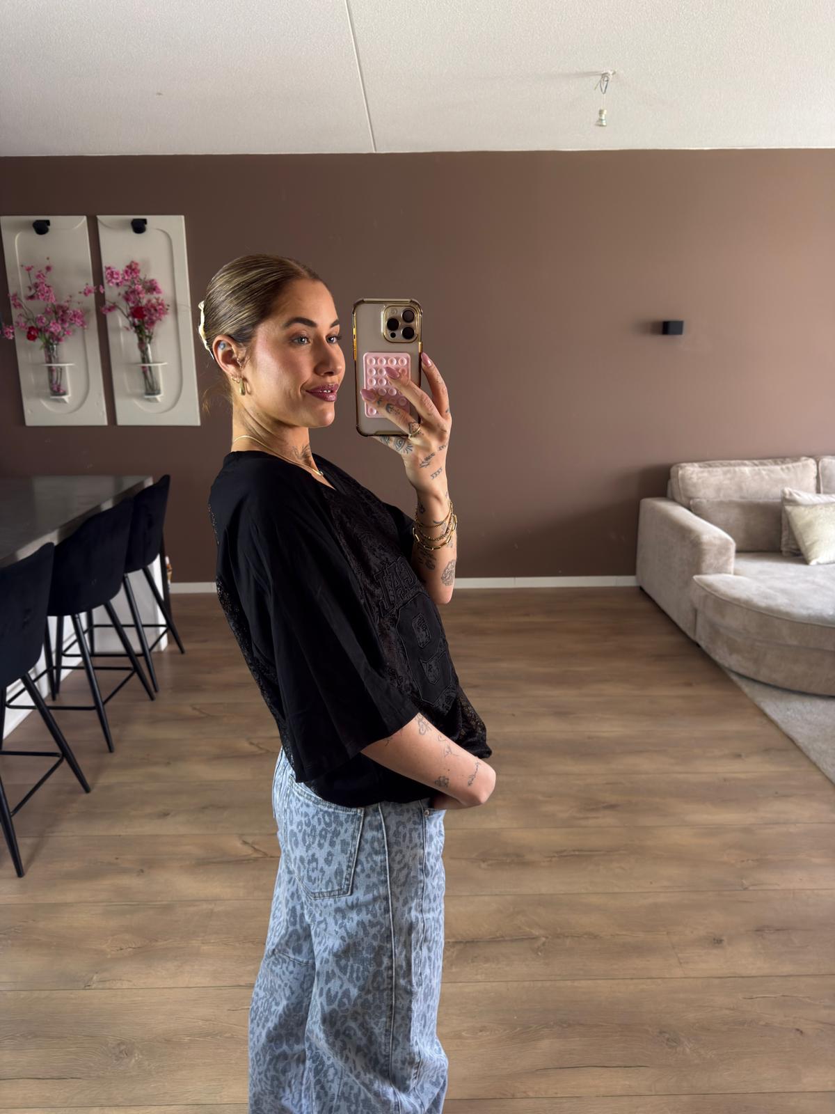 Lace jersey