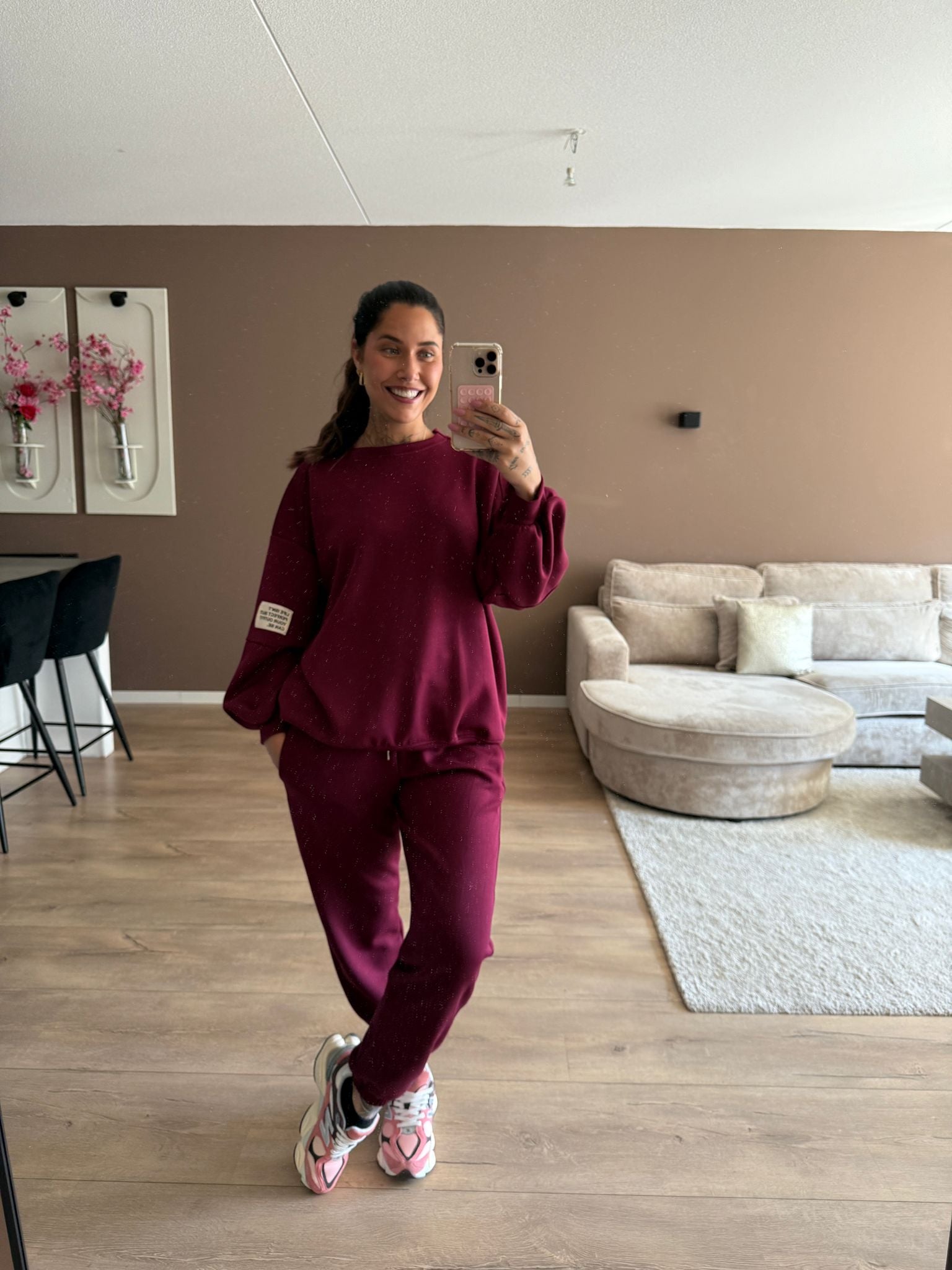 Life isn’t long sleeve - Bordeaux