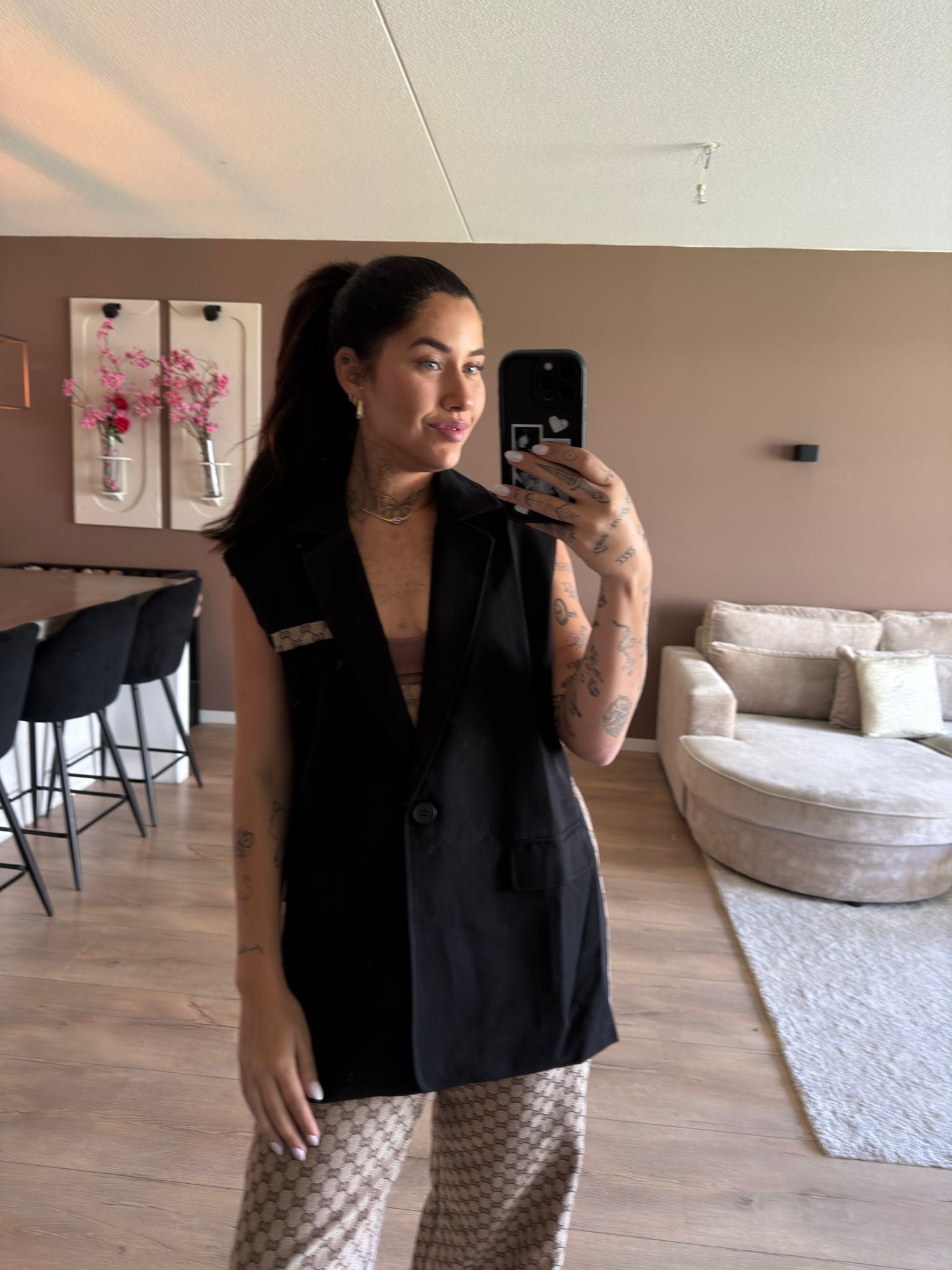 Jaydi choice gilet - black