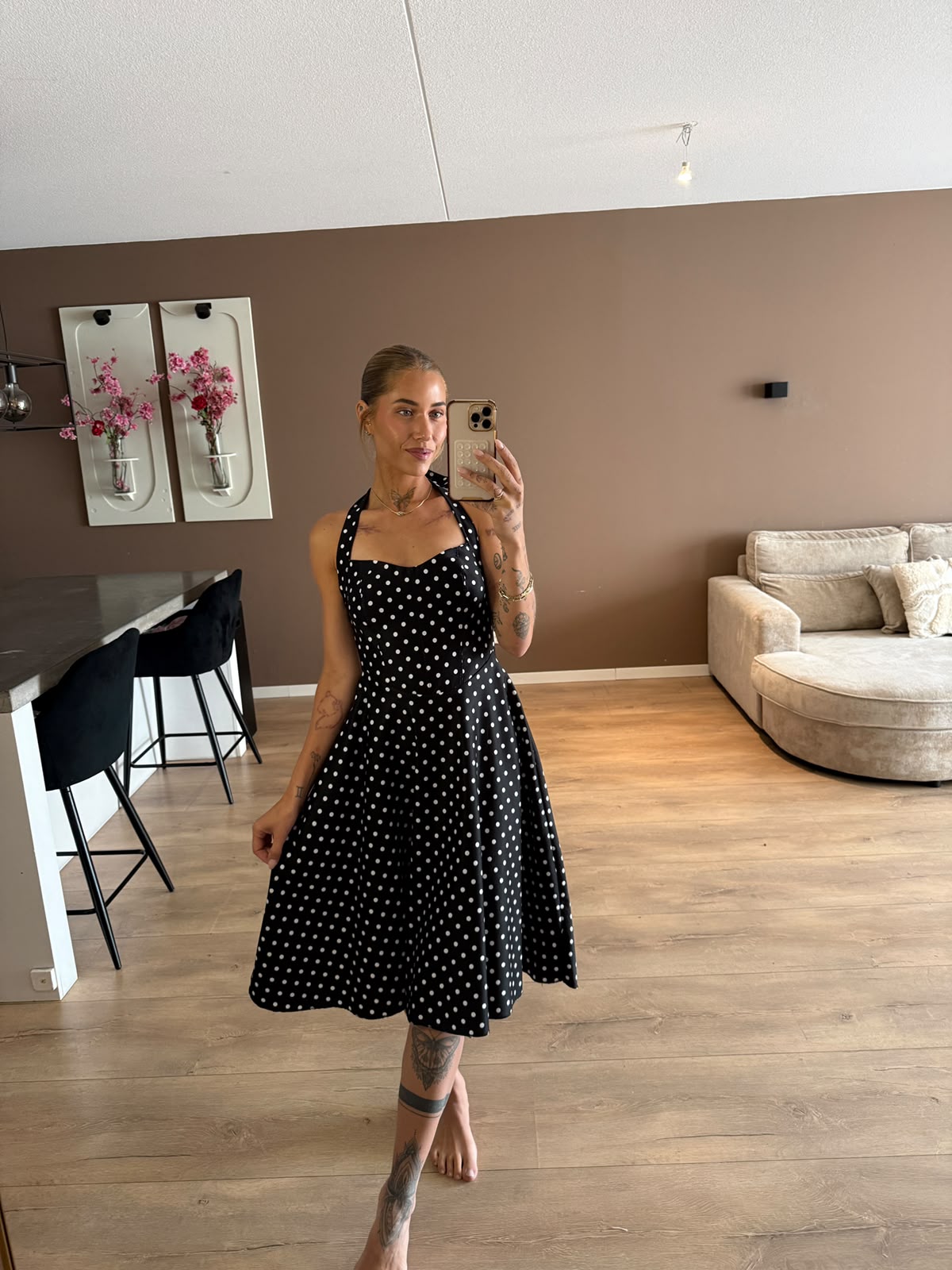 Dotty picknick dress