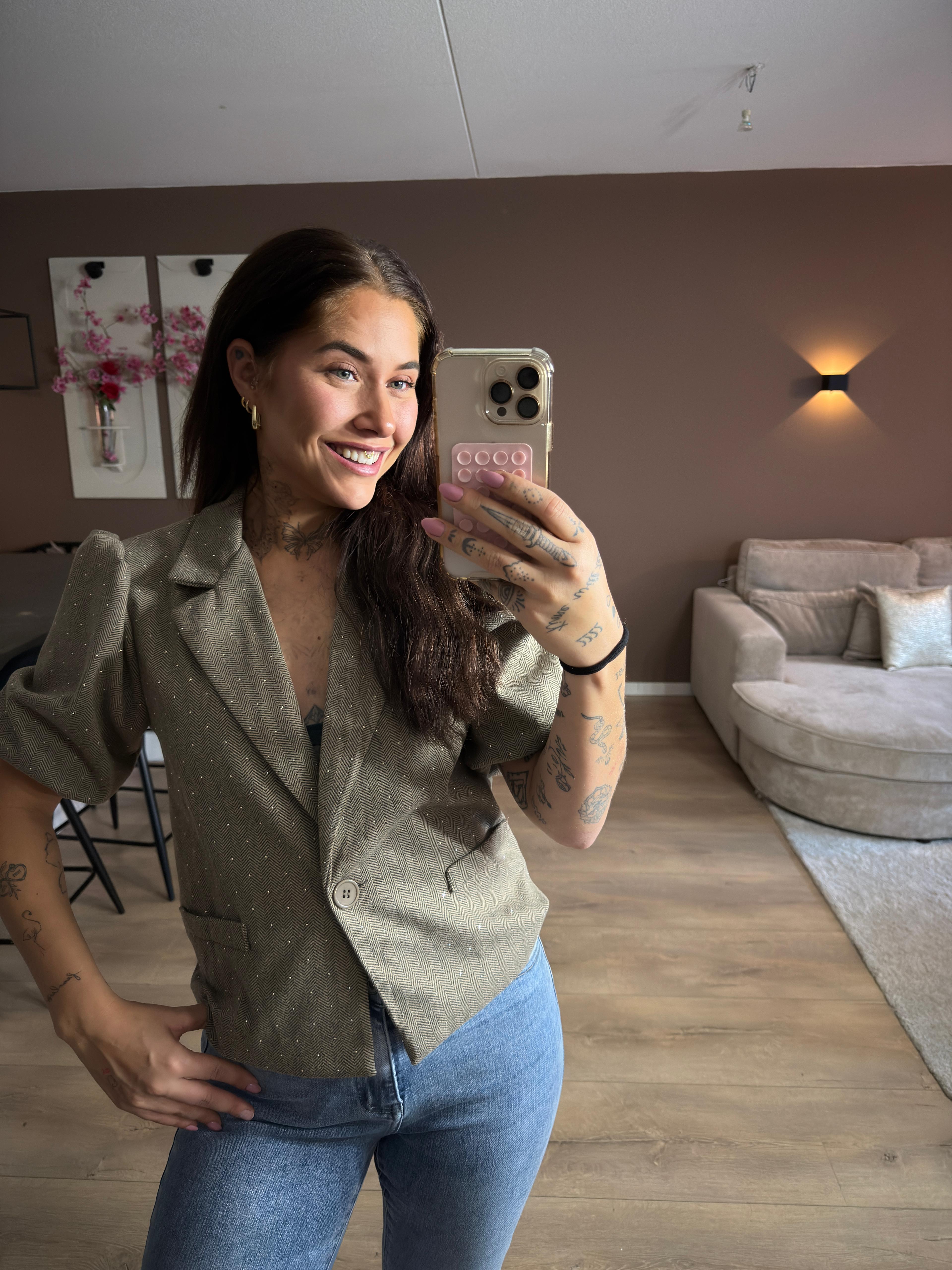 Dorien glitter blazer
