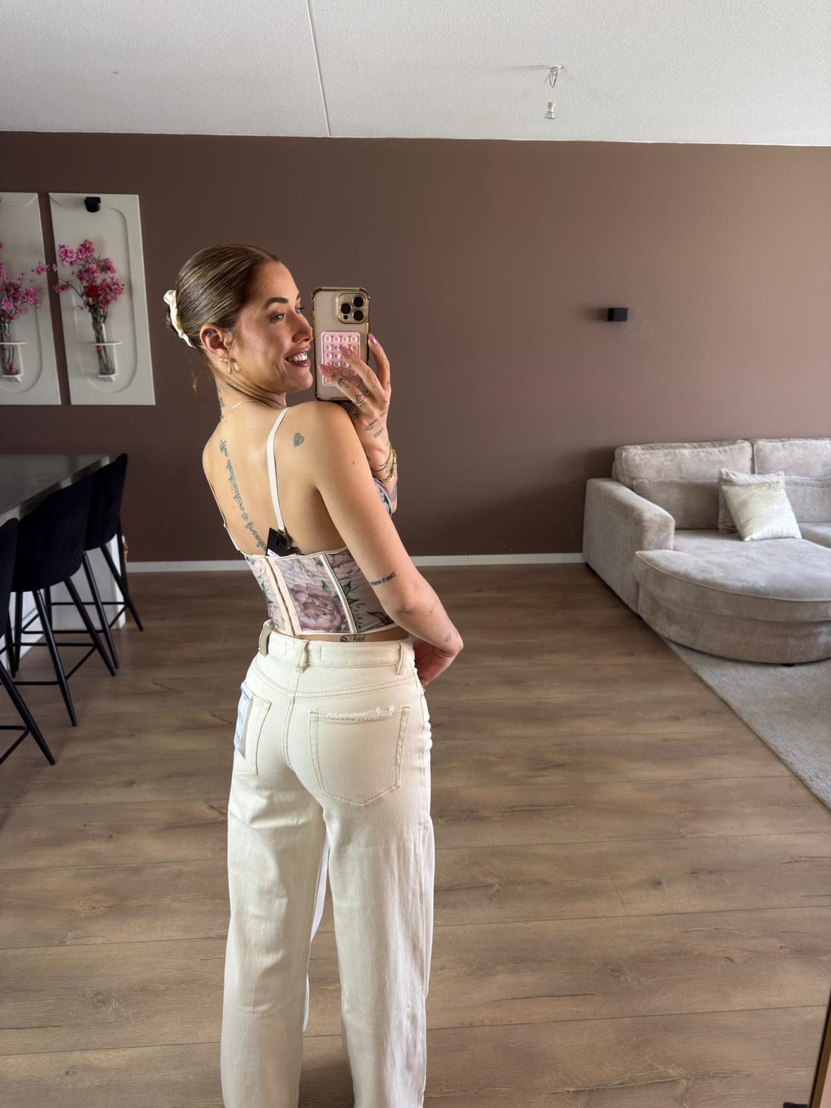 Flower bustier
