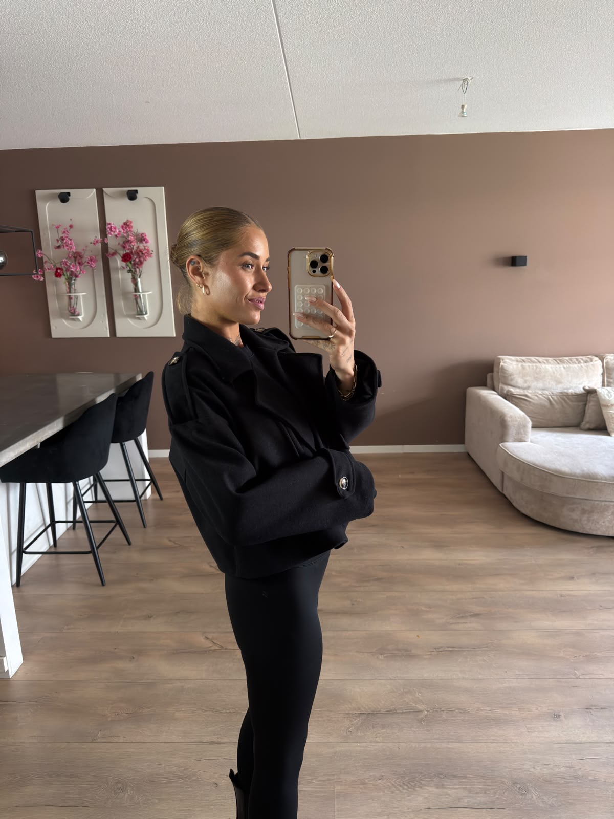 Crop trance jacket
