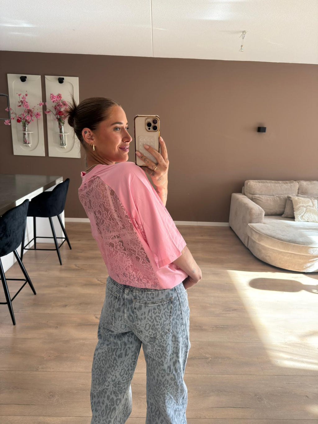 Lace jersey