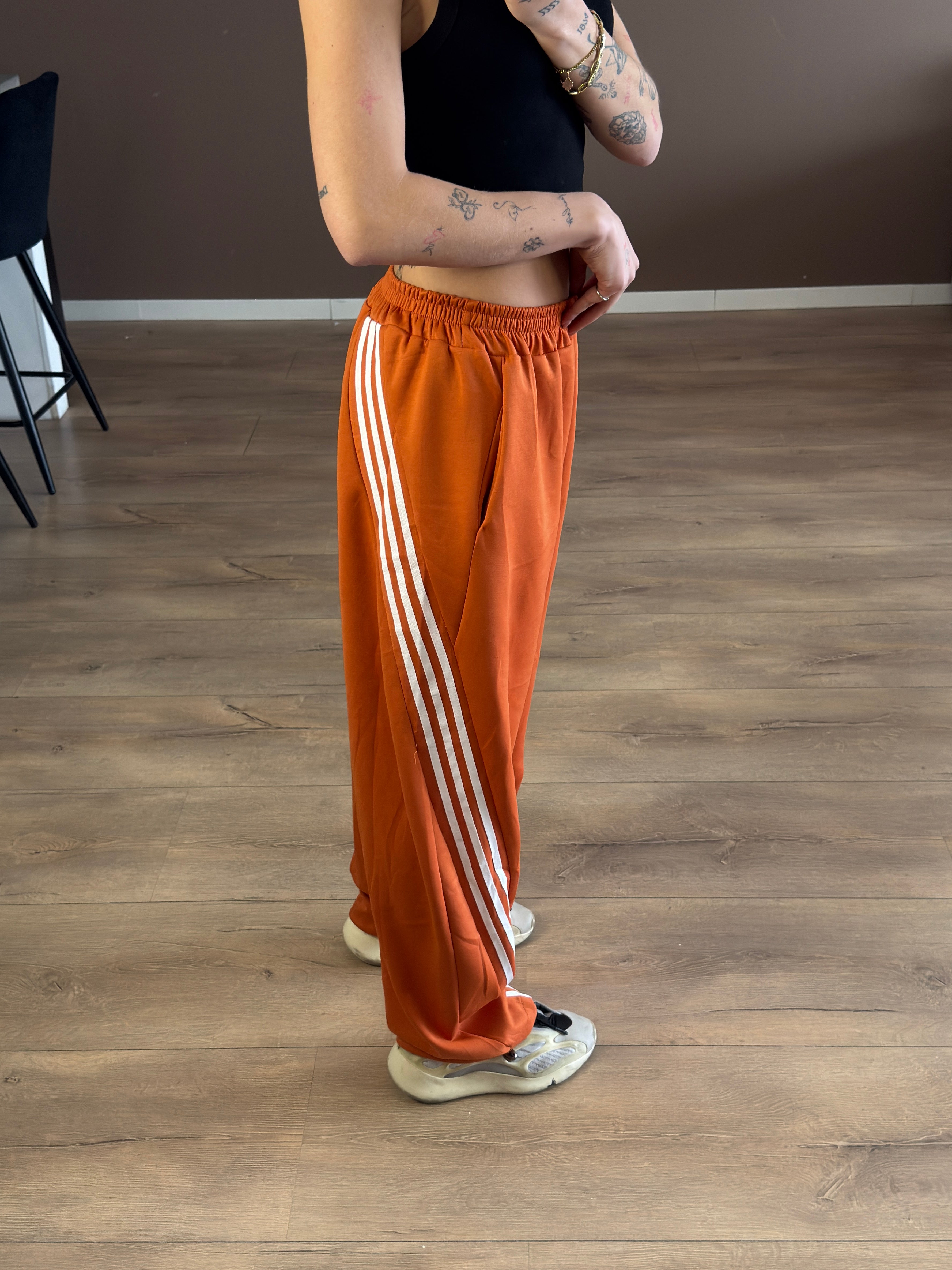 Ocean sweat pants oranje drop