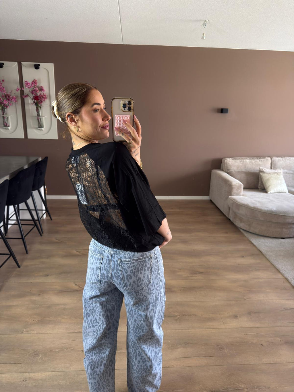 Lace jersey