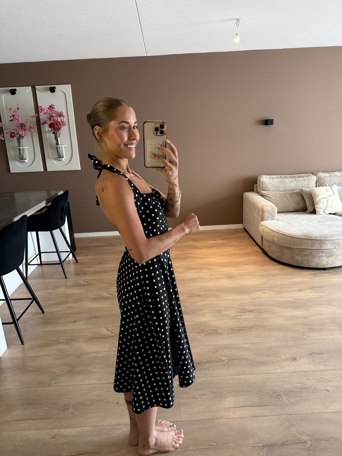 Dotty picknick dress