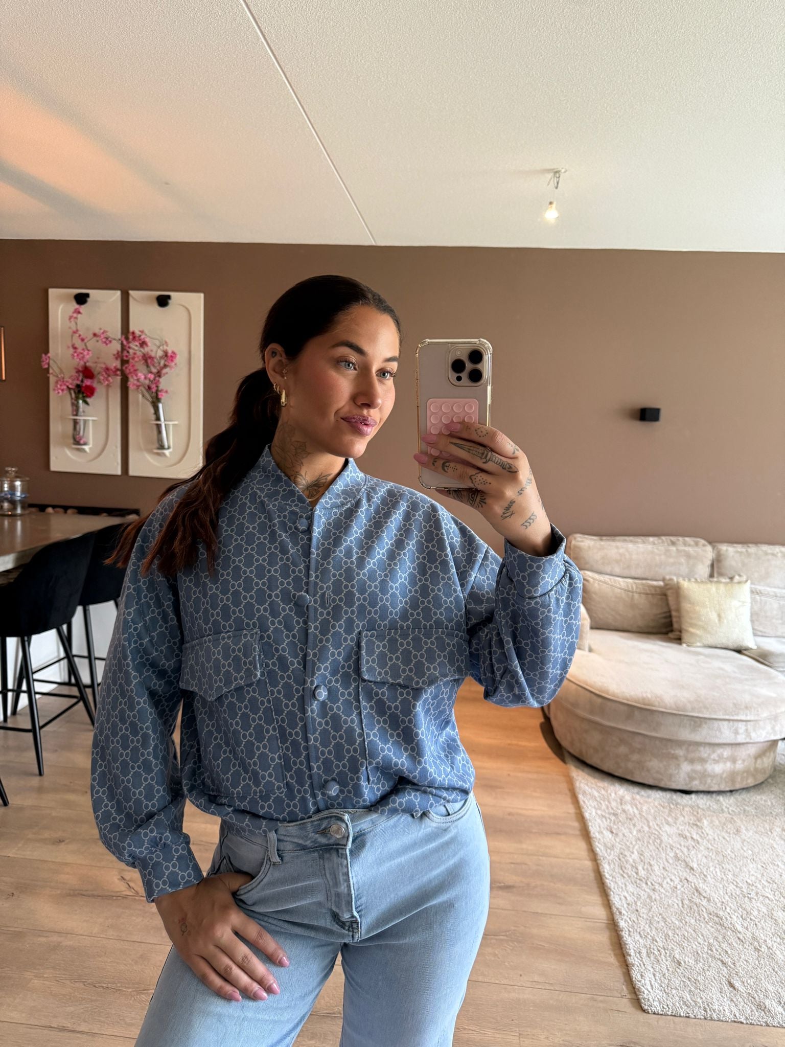 Romance jacket blue