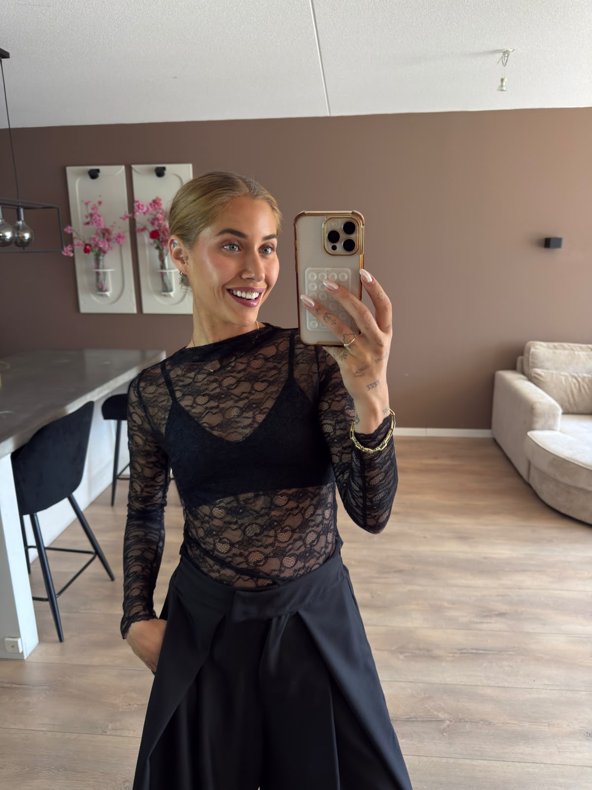 Marie kanten top