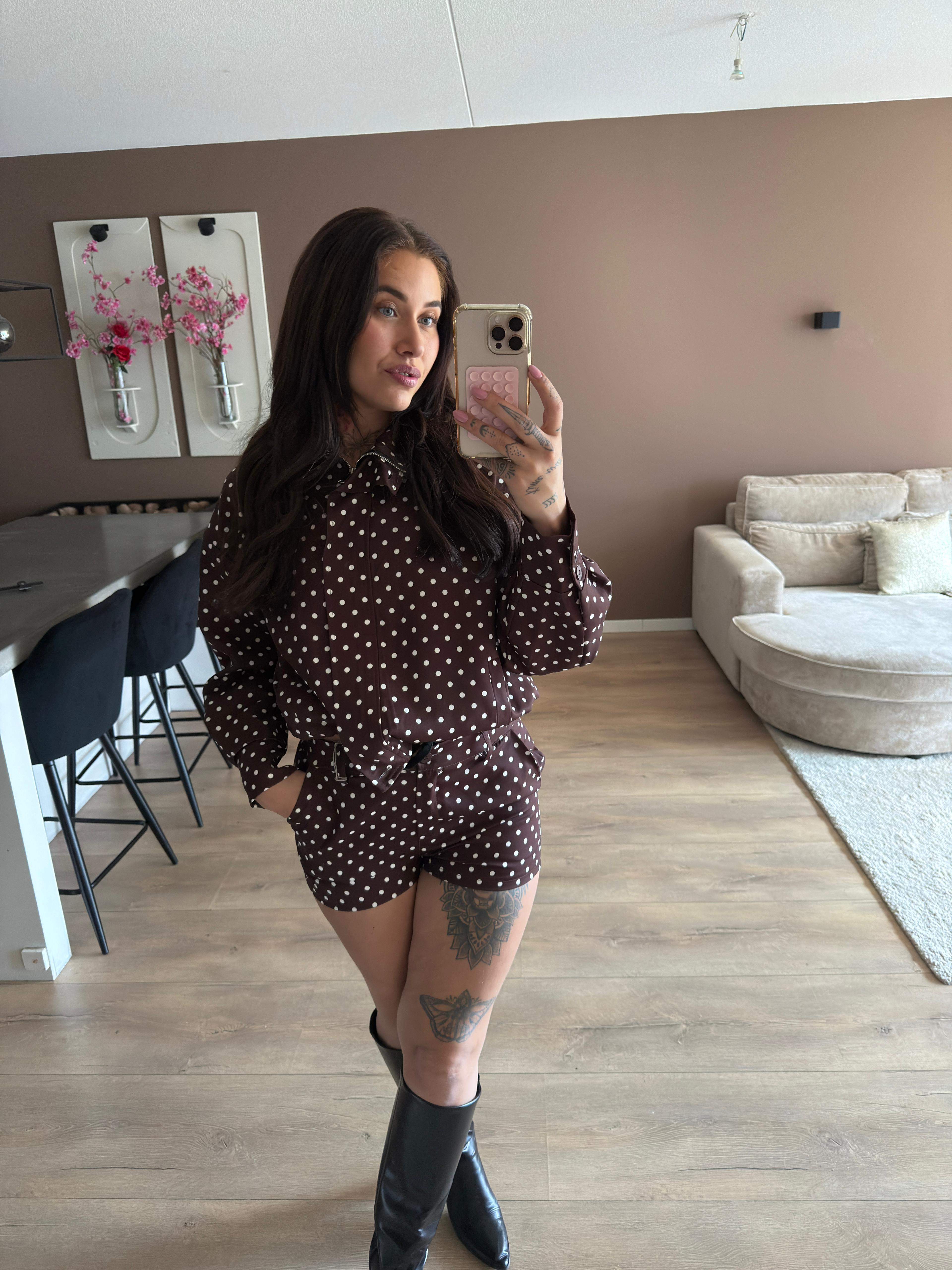 Polka dot TikTok set