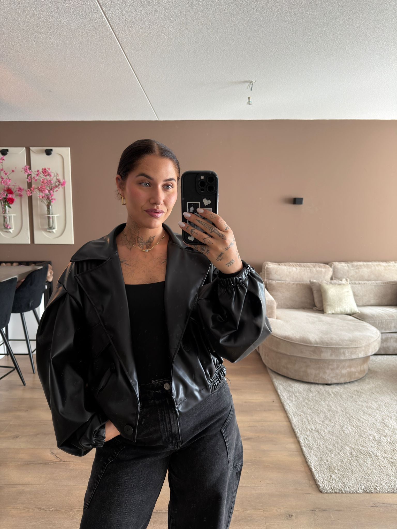 Leren bomber