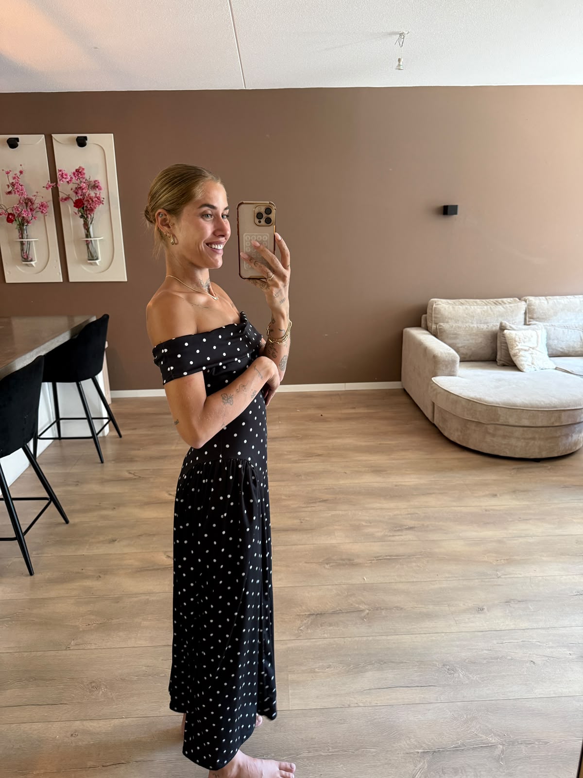 Marylin polka dress