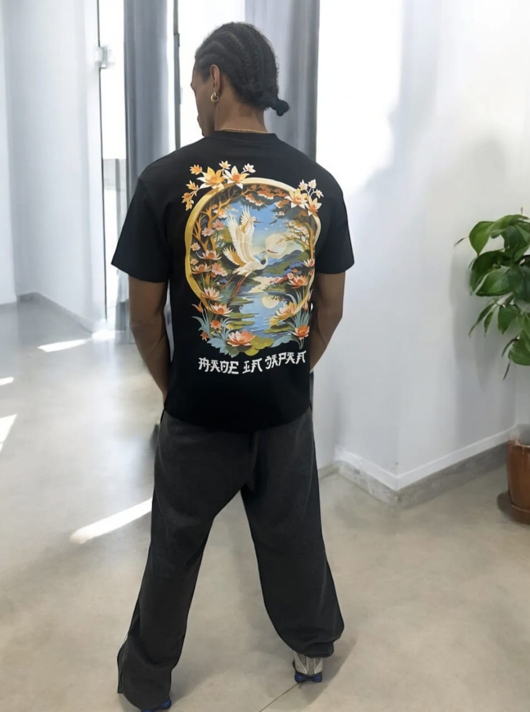 THE GLOBAL JAPAN TEE - BLACK