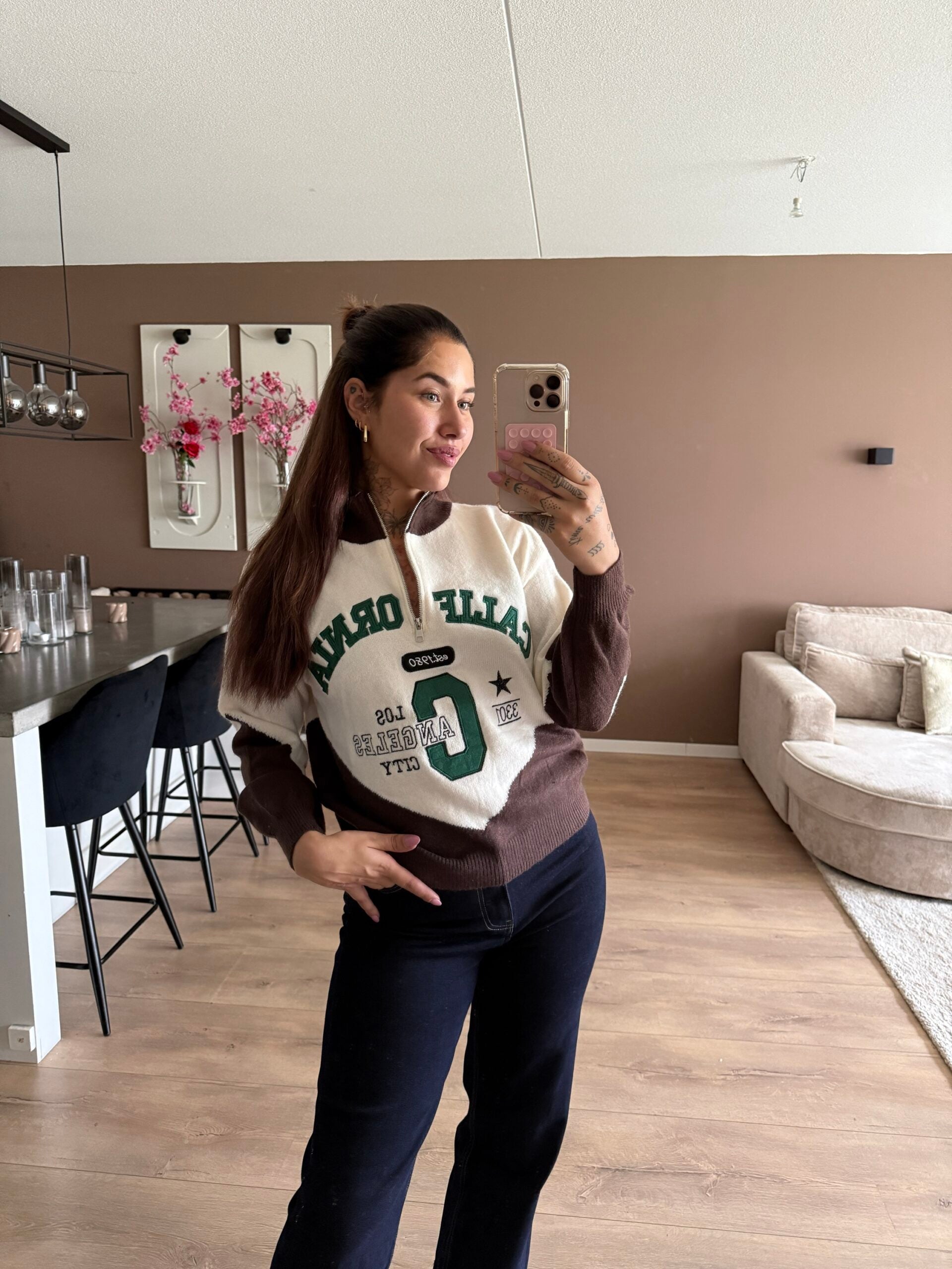 California knit sweaters - choco