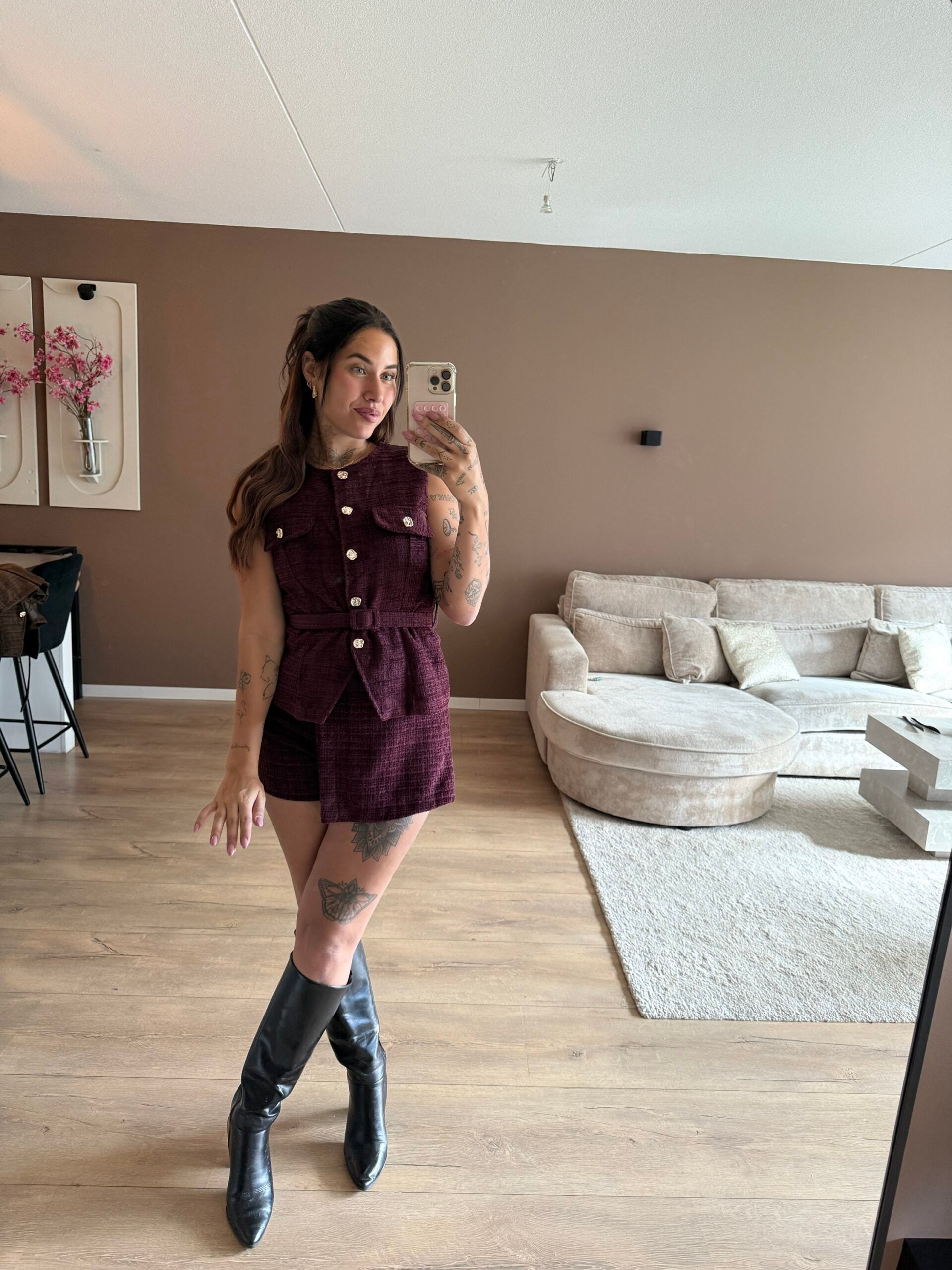 Elsa set - bordeaux