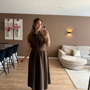 THE SAN SIRO DRESS - CHOCO