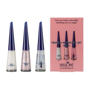 HEROME FRENCH MANICUR SET PINK 3X10ML