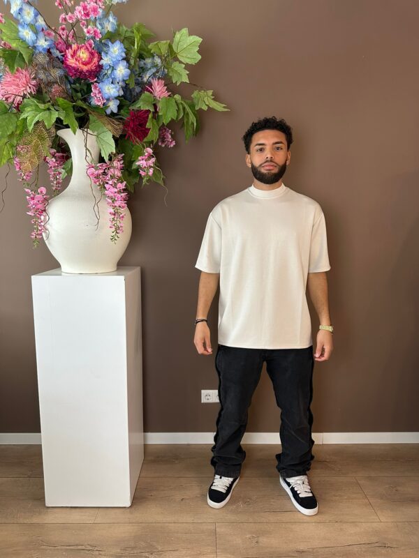 THE HIGHTOP SHORTSLEEVE BEIGE (C126)