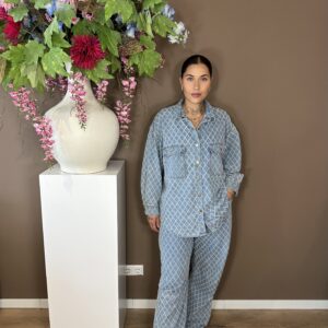 Jaycie Denim Set Blue