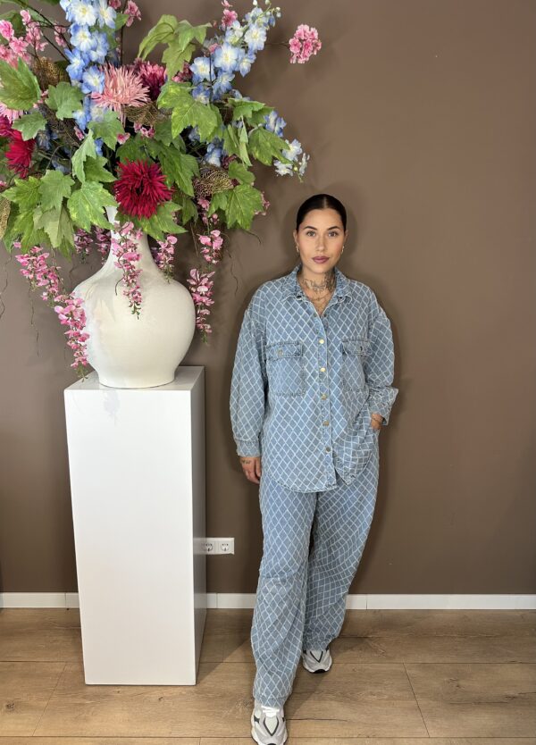 Jaycie Denim Set Blue
