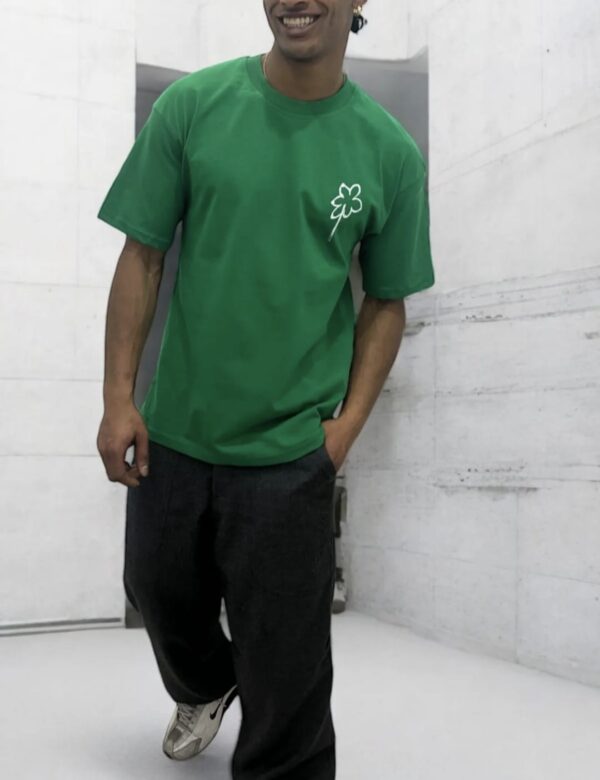 THE FLOWER TEE - GREEN - Afbeelding 2
