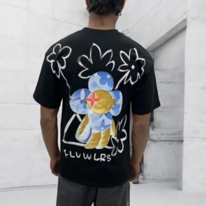 THE FLOWER TEE - BLACK