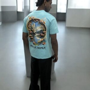 THE GLOBAL JAPAN TEE - BABY BLUE