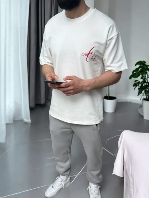 THE CARRE CLUB TEE - ECRU - Afbeelding 2