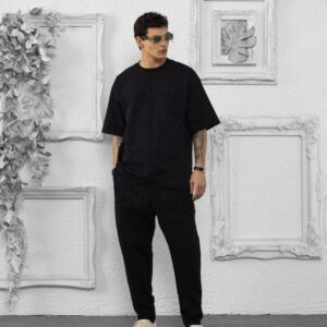 THE NOACHH SET - BLACK (oversized tee + pants)