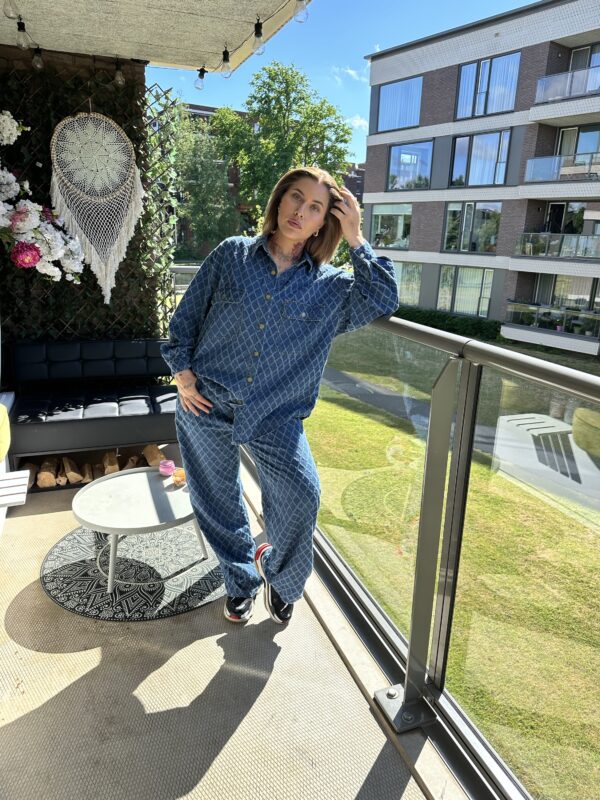 Jaycie Denim Set DarkBlue (Pre order) - Afbeelding 2