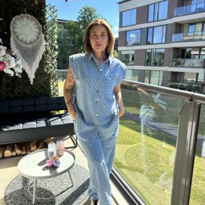 Harley denim set BLUE  (pre order)