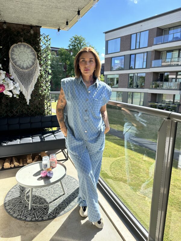 Harley denim set BLUE  (pre order)