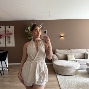 THE NEW EVI Jumpsuit - BEIGE