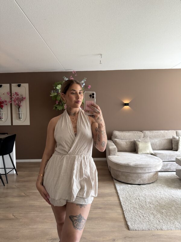 THE NEW EVI Jumpsuit - BEIGE