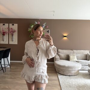 The Sarah Playsuit - Sand