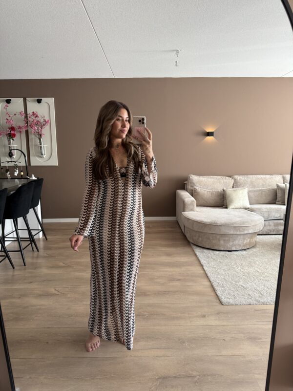 THE MADE FOR THE MOMENT DRESS - TAUPE - Afbeelding 2