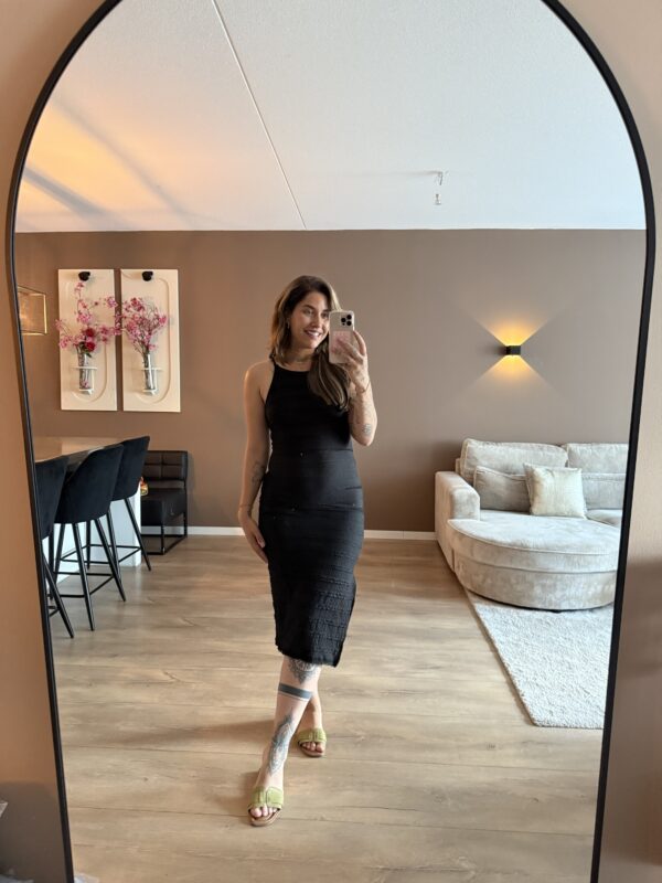 THE PARIS SUMMER DRESS - BLACK - Afbeelding 2
