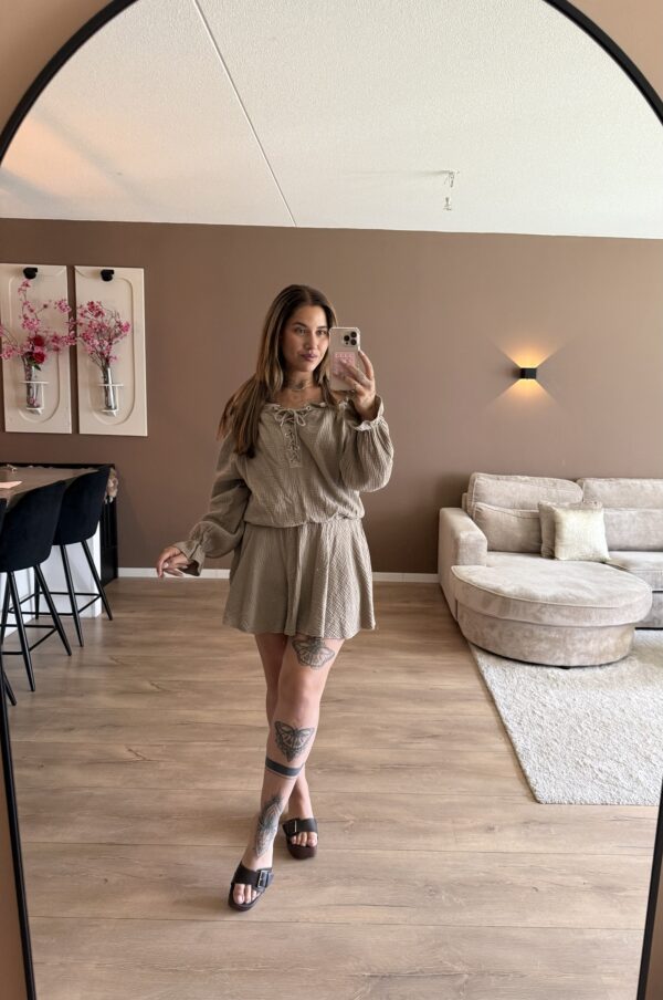 The Kimmy Playsuit - Taup - Afbeelding 2