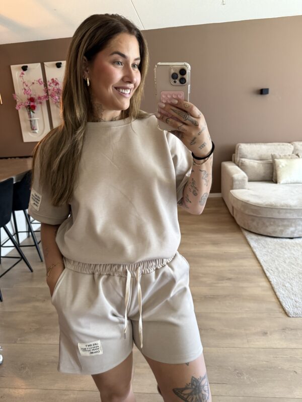 THE LIFE ISN'T PERFECT SET - BEIGE - Afbeelding 2