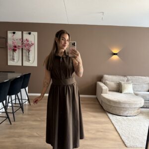 THE SAN SIRO DRESS - CHOCO