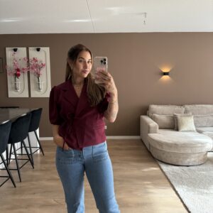 THE DIVINE BLAZER - BORDEAUX