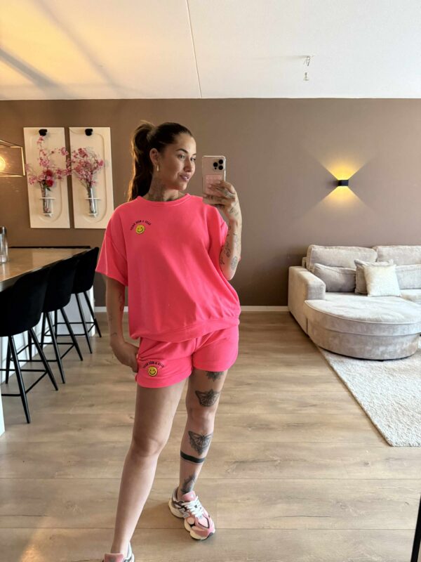 THE SMILEY SET - NEON PINK - Afbeelding 2