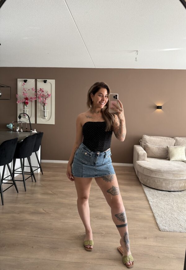 Molly denim skort